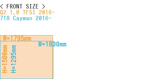 #Q2 1.0 TFSI 2016- + 718 Cayman 2016-